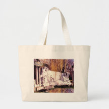 Paris Sculptures and Columns Canvas Bags