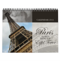 Paris seen from the Eiffel Tower - 2011 calendar