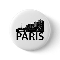 Paris Skyline Pins