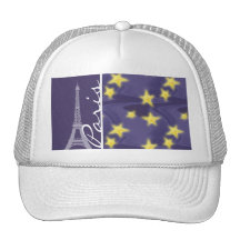Paris Starry Night; Eiffel Tower Hat