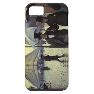 Paris Street, Rainy Day by Gustave Caillebotte iPhone 5 Case