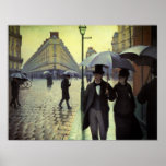 Paris Street, Rainy Day by Gustave Caillebotte posters