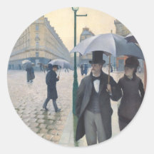 Paris Street; Rainy Day Sticker