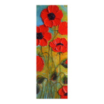 Paris' Tall Red Poppies Print by OriginalsbyParis Paris' Tall Red Poppies Print