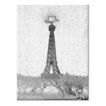 Paris, Texas Eiffel Tower Drawing Post Card