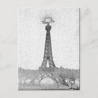 eiffel tower sketch. Paris, Texas Eiffel Tower