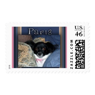 Paris the Dog stamp