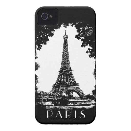 Paris, the Eiffel Tower - iPhone4 Case-Mate case iPhone 4 Cases
