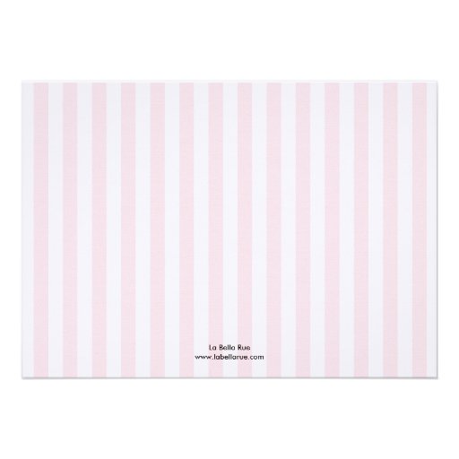 Paris Themed Birthday Invitation