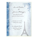 Paris Themed Wedding Invitation