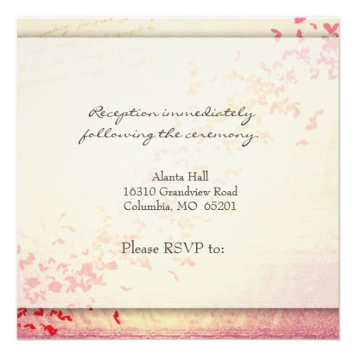 Paris Themed Wedding Invitation