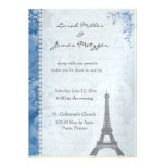 Paris Themed Wedding Invitation
