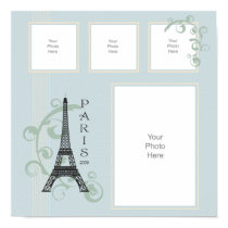 Paris Vacation Scrapbook Page posters