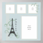 Paris Vacation Scrapbook Page posters