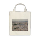 Paris view organic shopping bag