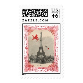 Paris Vintage Cupid Stamps