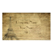 Paris Vintage Style Business Cards business cards