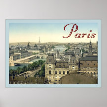 Paris ~ Vintage Travel Poster
