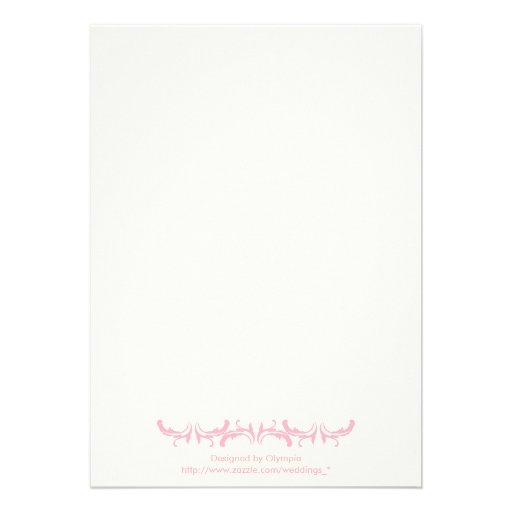 Paris wedding pink Eiffel Tower bridal shower Invite