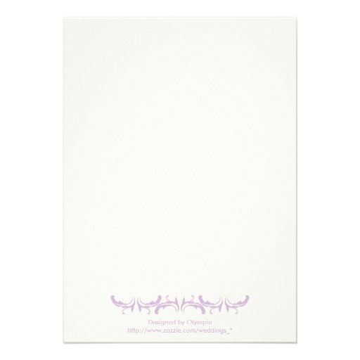 Paris wedding purple Eiffel Tower bridal shower Announcements