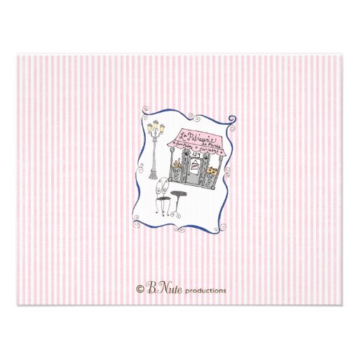 Paris Whimsy Personalized Note Cards