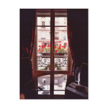 Paris window view postcards by fisheyeguy Paris window view postcards