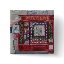 Paris Wine Shop Pins