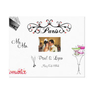 Paris Wrap around Canvas wrappedcanvas