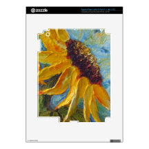 Paris' Yellow Sunflower iPad Skin