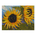 Paris' Yellow Sunflower Postcard
