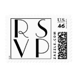 Parisian Deco Wedding RSVP Stamps