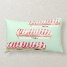 Parisian Eclairs pillow by Anne Harwell