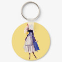 Parisian Girl keychains