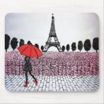 parisian Girl Mouse Pads
