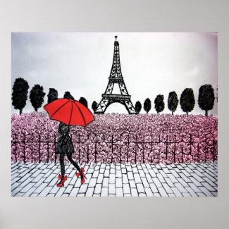 Parisian Girl Poster