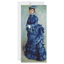 Parisian Girls (The Lady In Blue) By Pierre-August Rack Card Design
