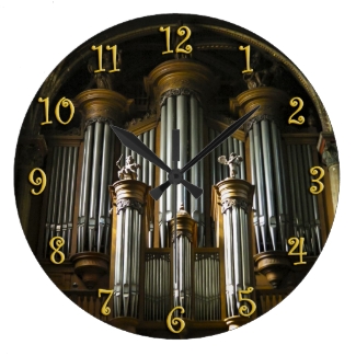 Parisian organ round clock
