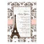 Parisian Pink Bridal Shower Invitations