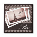 Parisian Postcards magnet