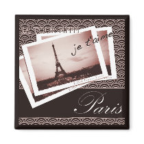 Parisian Postcards magnets