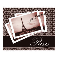 Parisian Postcards Poster or Print print