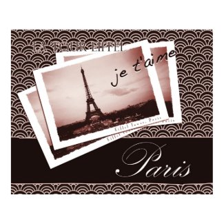 Parisian Postcards Poster or Print print
