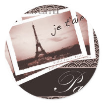 Parisian Postcards stickers