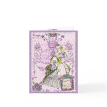 Parisian Violette Rosee Parfume cards