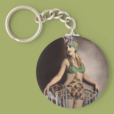 Parisienne Casino Dancer 2 Key Chains Zazzle_keychain Parisienne Casino Dancer 2 Key Chains Zazzle_keychain