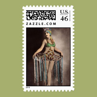 Parisienne Casino Dancer 2 Postage Stamps Zazzle_stamp Parisienne Casino Dancer 2 Postage Stamps Zazzle_stamp