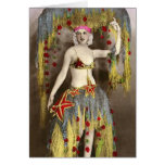 Parisienne Casino Dancer 3 Greeting Card