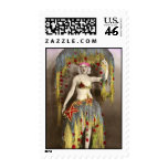Parisienne Casino Dancer 3 Postage Stamp