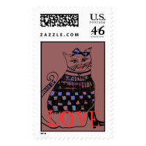 Park Ave Kitty Stamp