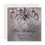 Park Avenue Chandelier Wedding Invitation
